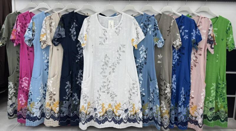Sukienki damskie (Włoskie produkt) Roz Standard, Mix Kolor Paczka 5 szt